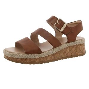 Dr. Scholl's Tan Cork Wedge Sandals